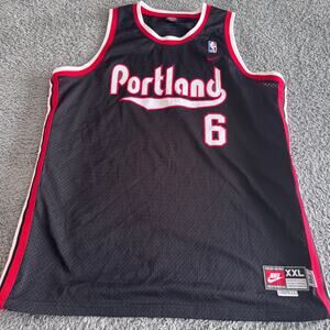 2003 Nike Bonzi Wells NBA Portland Trailblazers Rewind Swingman Jersey Men's XXL